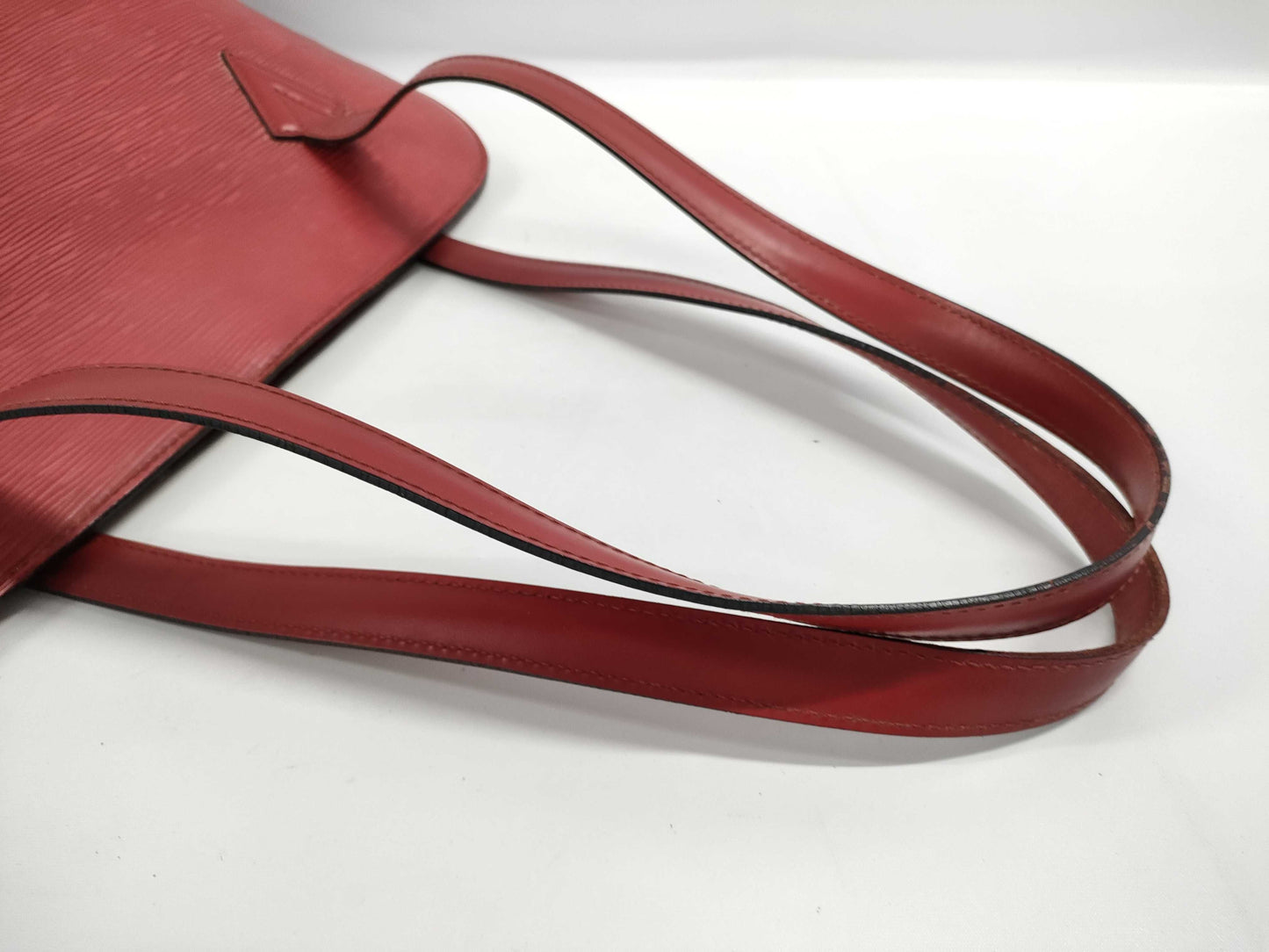 LOUIS VUITTON Epi Lussack Red Tote Bag