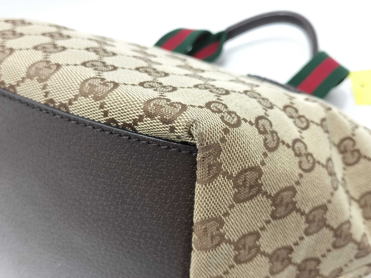 GUCCI GG Canvas 131228 Sherry Handbag