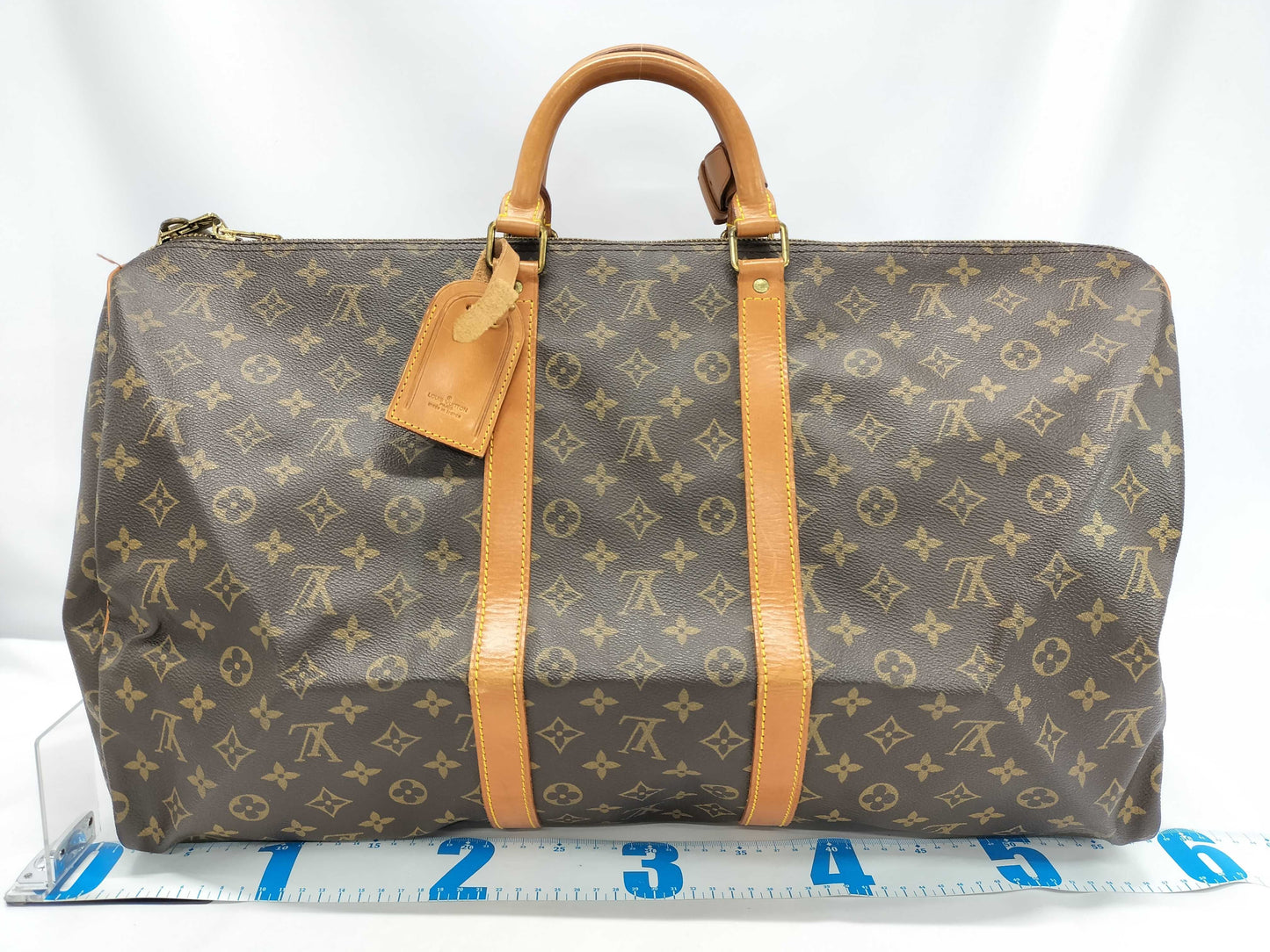 LOUIS VUITTON Monogram M41414 Keepall Bandouliere 55/874 Boston Bag