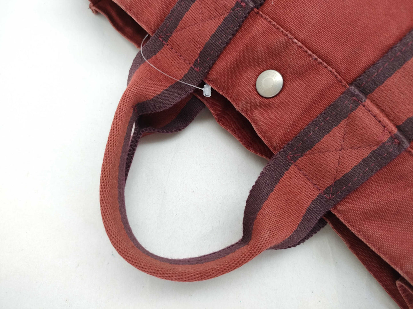 HERMES Foul Tote Red Tote Bag