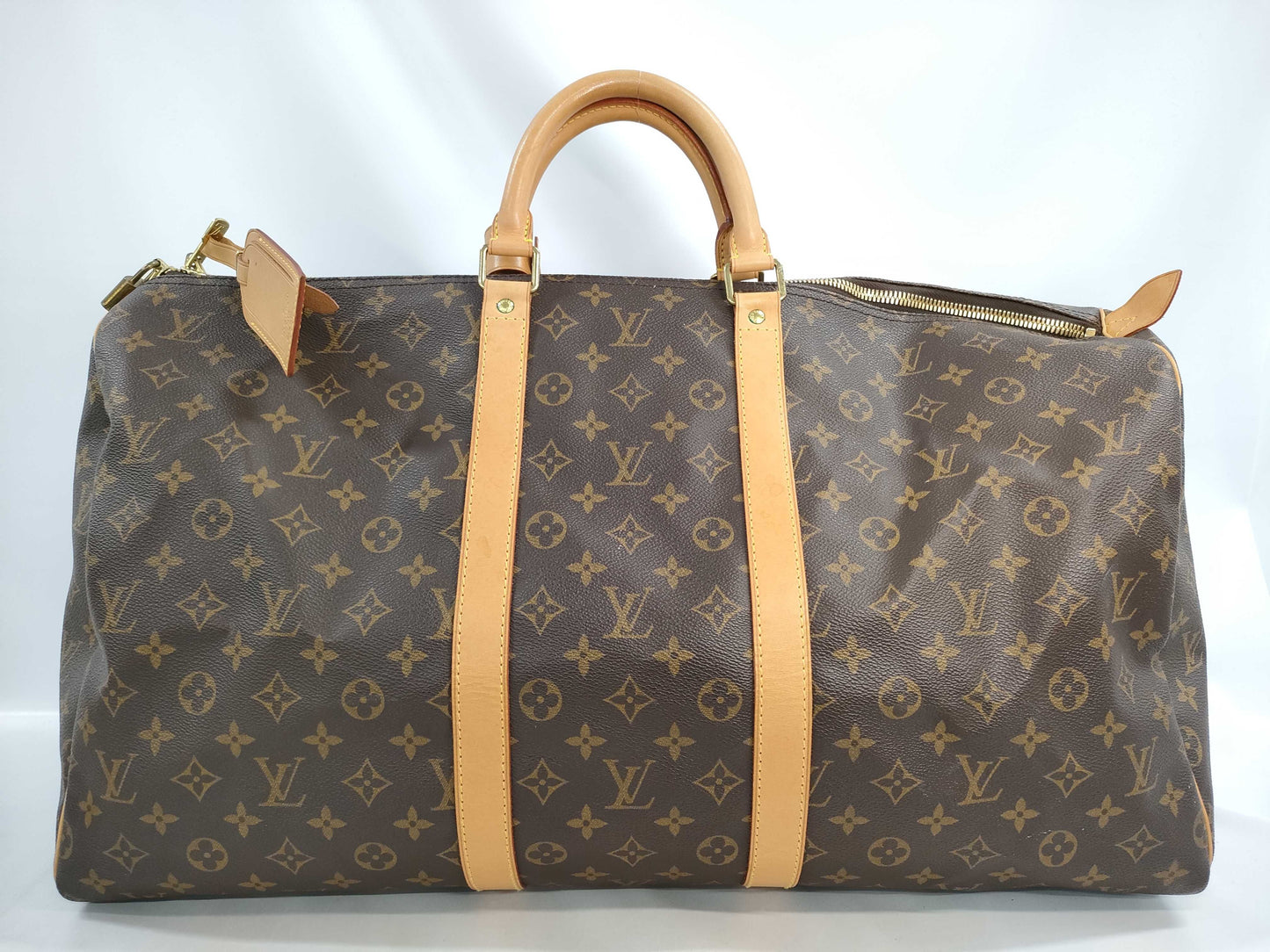 LOUIS VUITTON Monogram M41424 Keepall 55 Boston Bag