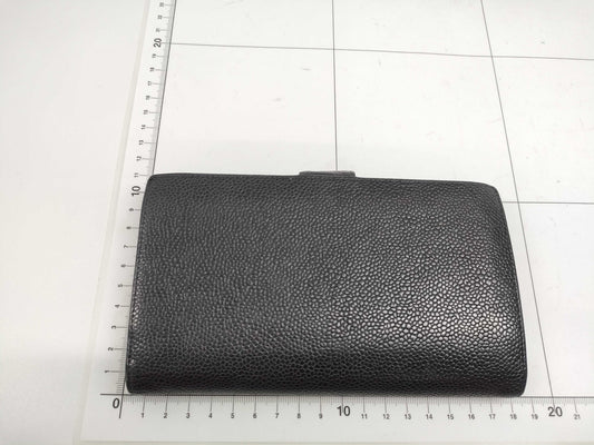 CHANEL Caviar Skin Long Wallet
