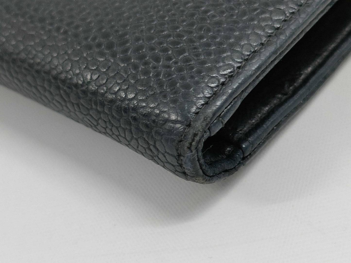 CHANEL Caviar Skin Long Wallet