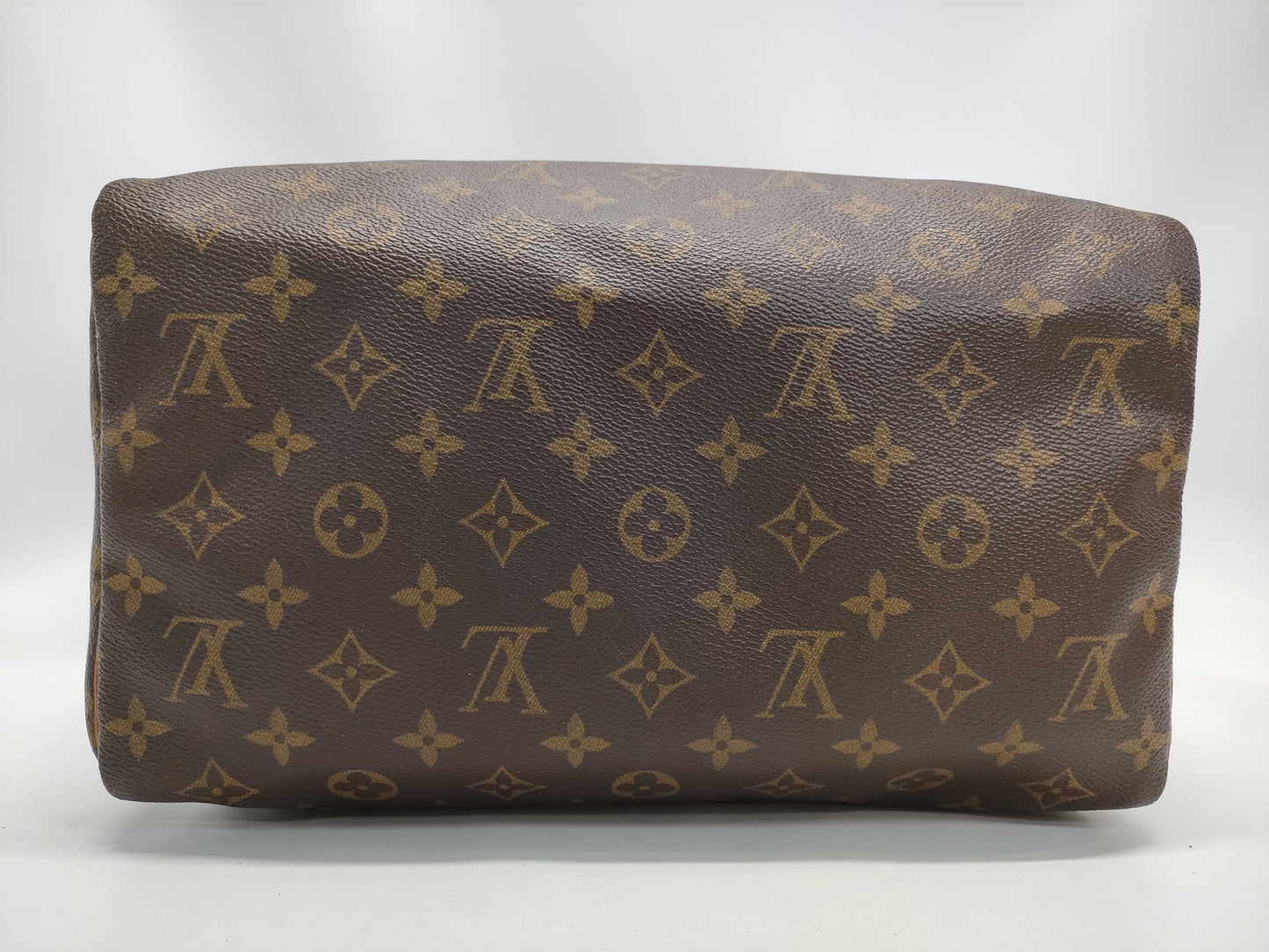 LOUIS VUITTON Monogram Old Speedy 30 Blue Rust Handbag