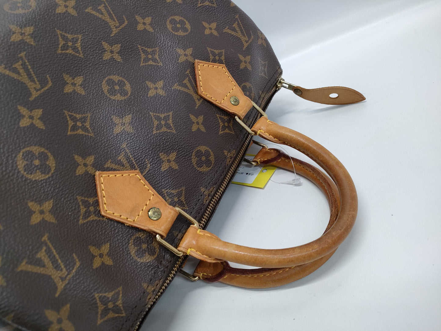 LOUIS VUITTON Monogram Old Speedy 30 Blue Rust Handbag