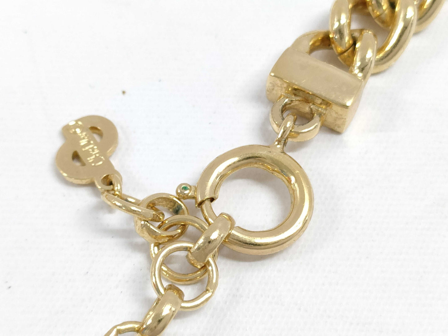 Dior CD Color Rhinestone Necklace