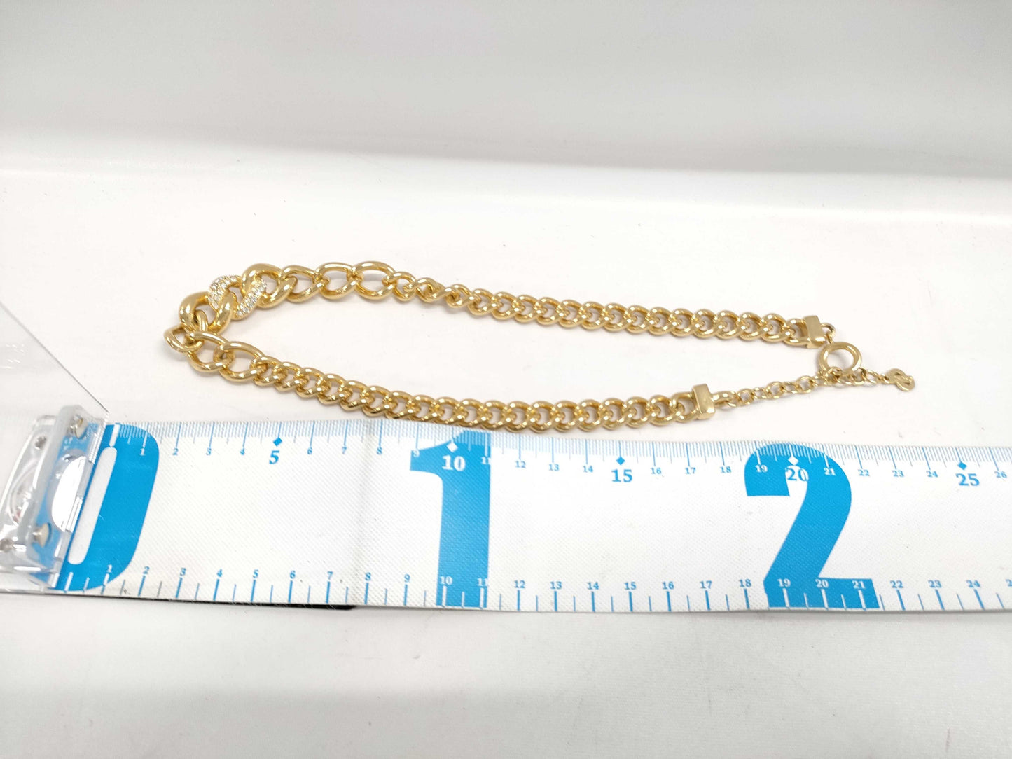 Dior CD Color Rhinestone Necklace