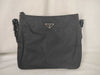 PRADA Nylon Plastic Chain Triangle Tag Shoulder Bag
