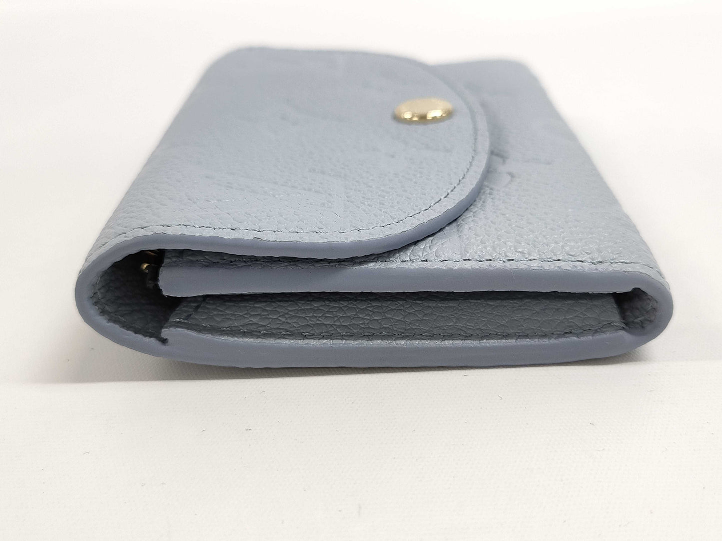 LOUIS VUITTON Monogram M81923 Porte Monnaie Rosary Blue Nuage Empreinte Valentine Coin Case