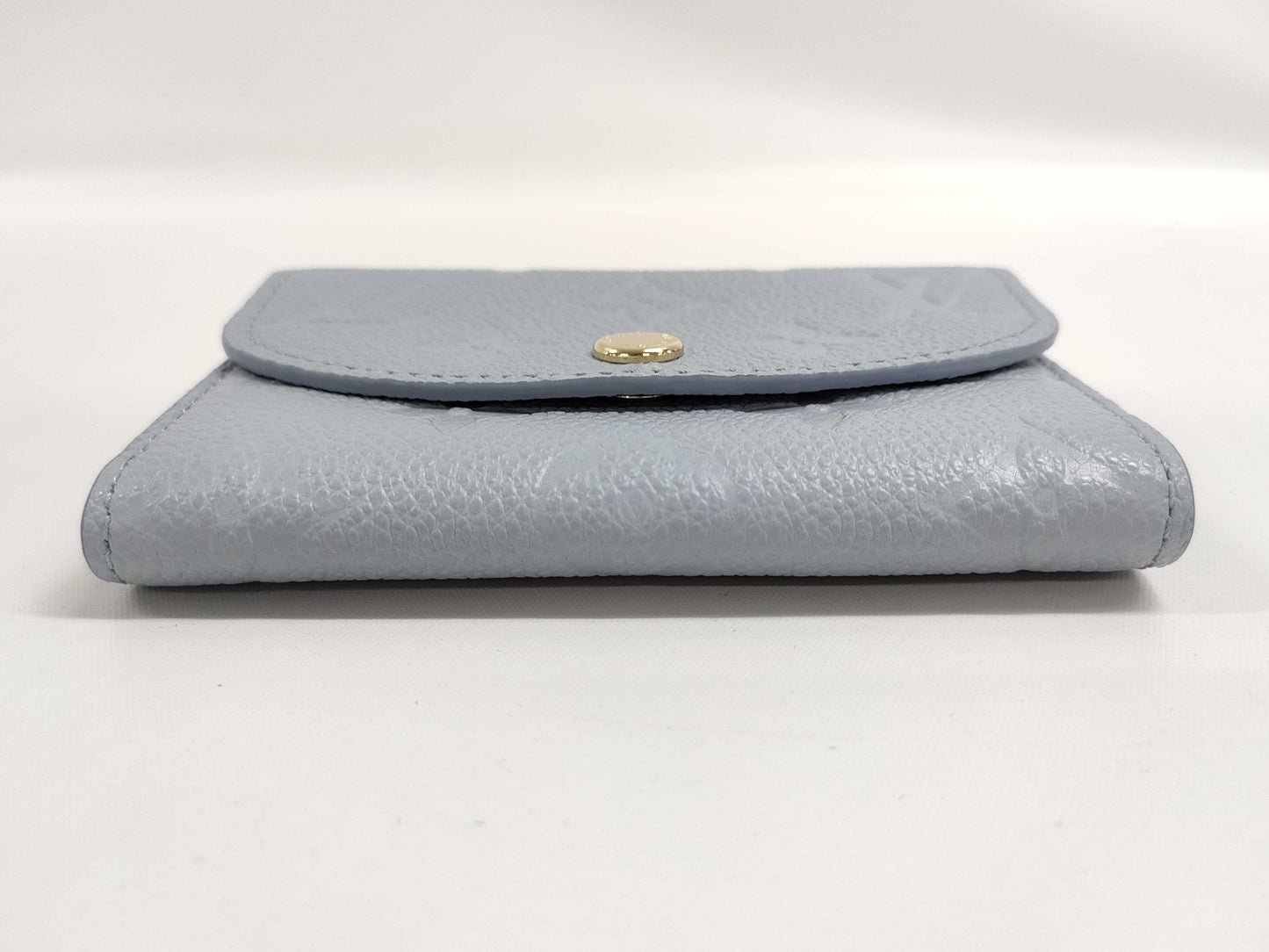 LOUIS VUITTON Monogram M81923 Porte Monnaie Rosary Blue Nuage Empreinte Valentine Coin Case