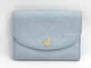 LOUIS VUITTON Monogram M81923 Porte Monnaie Rosary Blue Nuage Empreinte Valentine Coin Case
