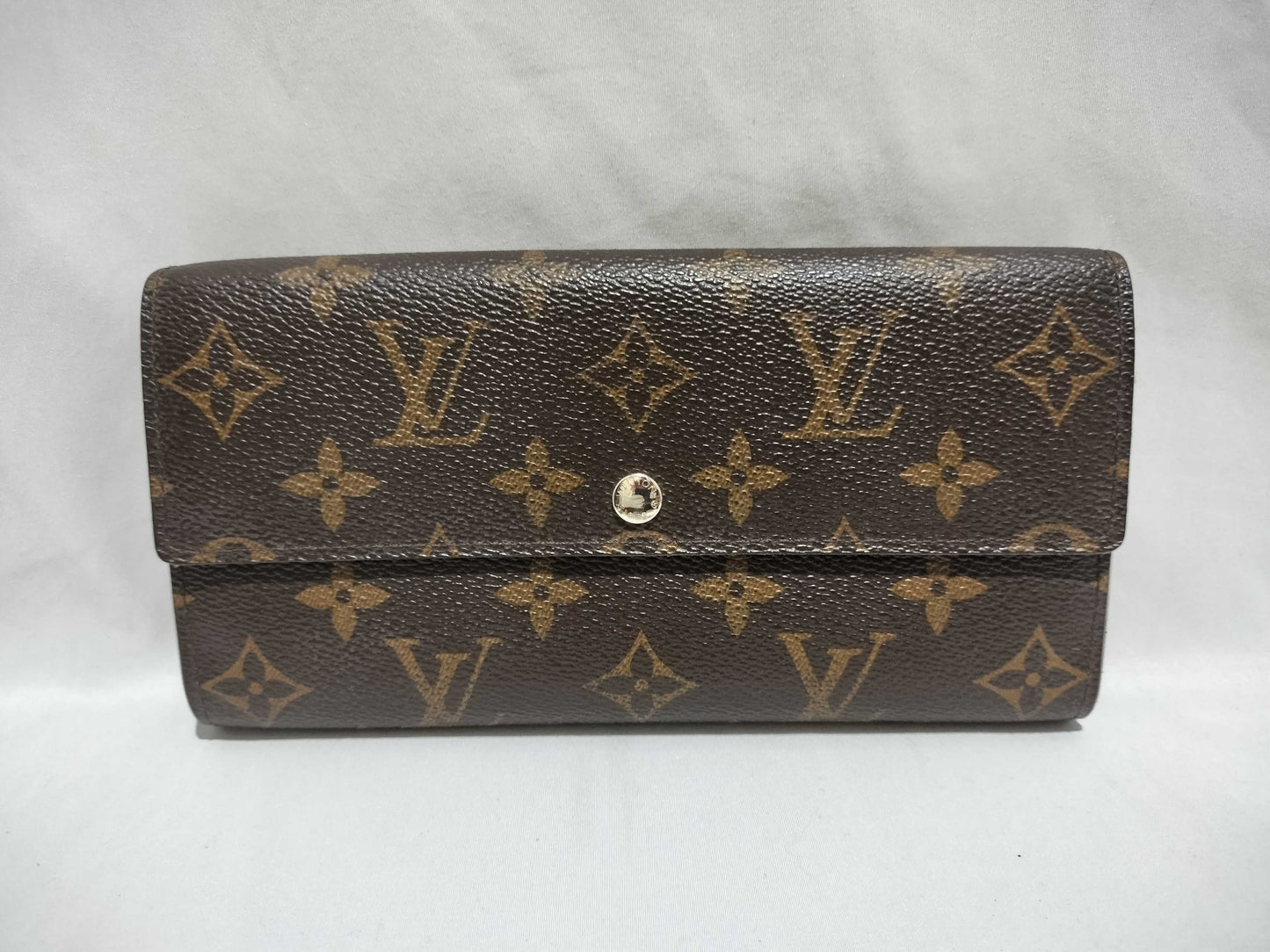 LOUIS VUITTON Monogram Monogram Portefeuille Sarah Wallet