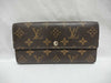 LOUIS VUITTON Monogram Monogram Portefeuille Sarah Wallet
