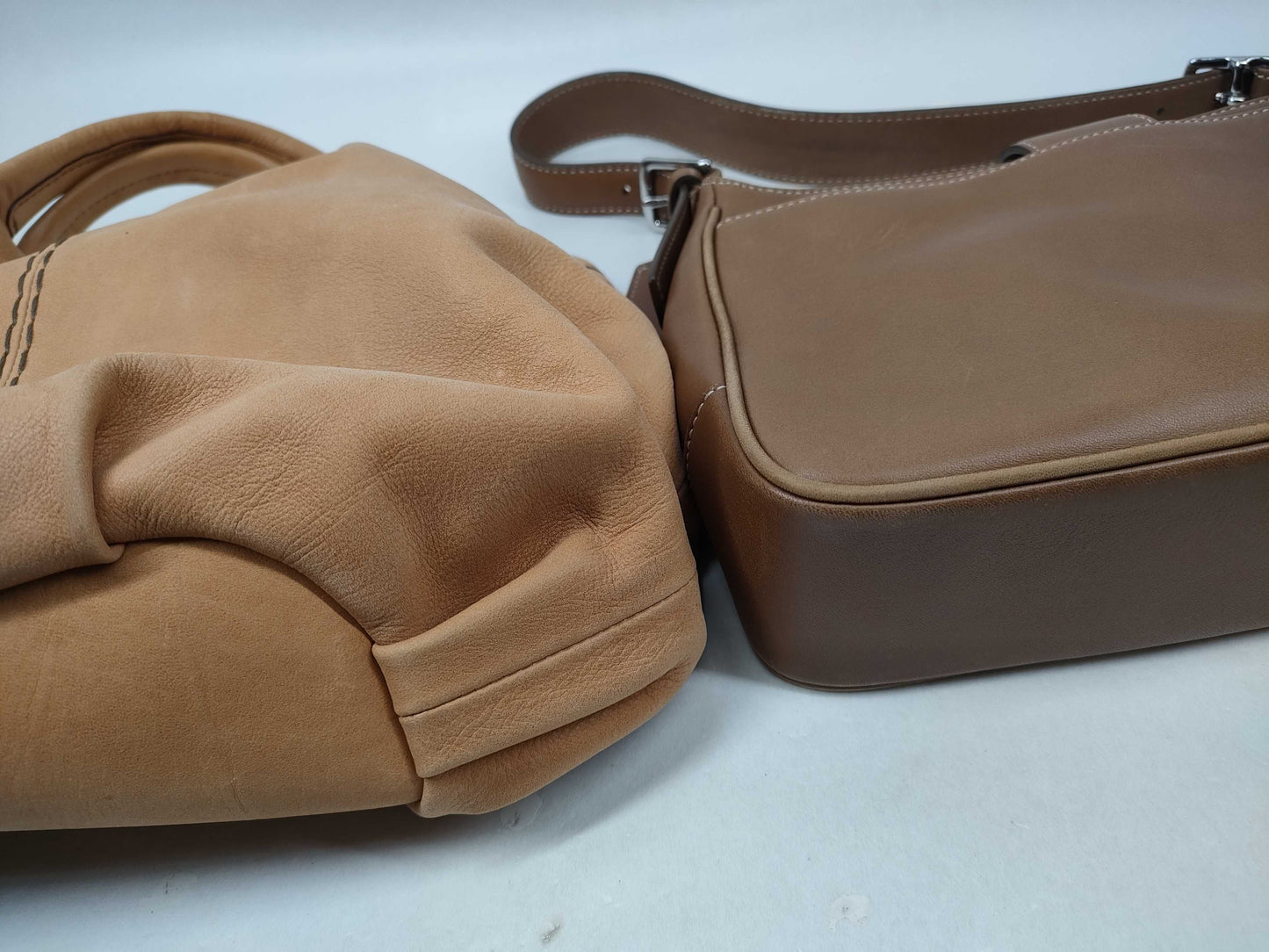 COACH 7789 Old Coach Hand/Tod's Leather 2-Way Brown Shoulder Bag