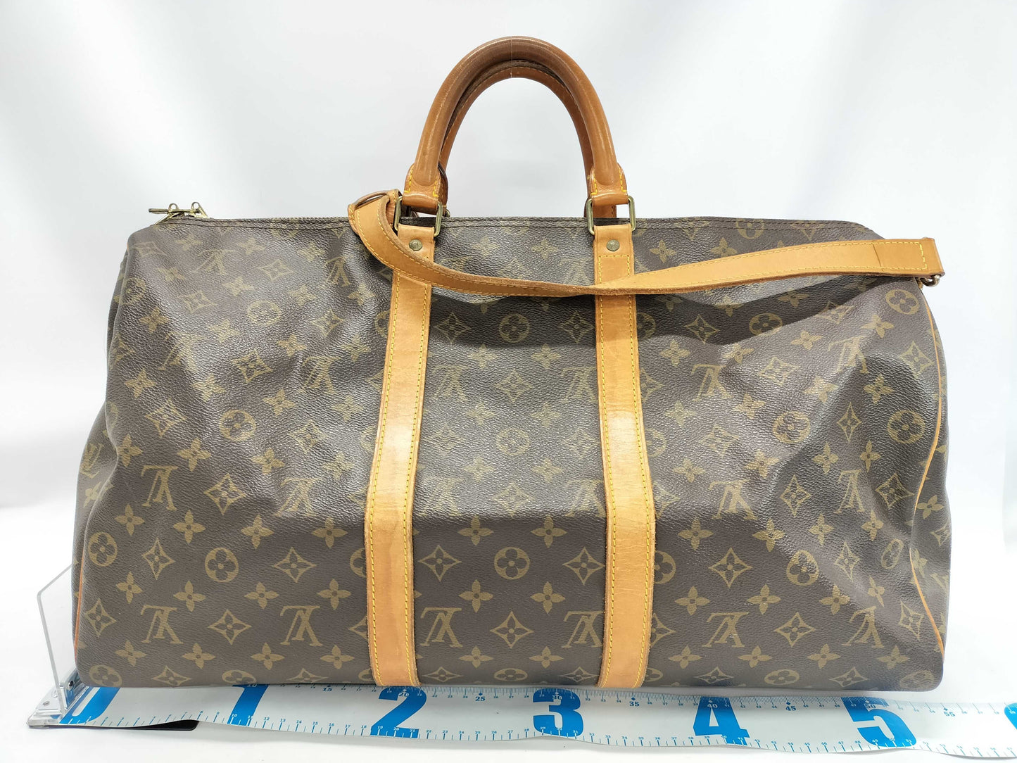 LOUIS VUITTON Monogram M41416 Keepall Bandouliere 50 Boston Bag