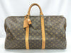 LOUIS VUITTON Monogram M41424 Keepall 55 Boston Bag