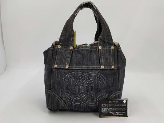 CHANEL Sparkling Denim 10 Series Handbag