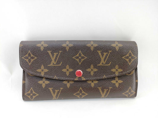 LOUIS VUITTON Monogram M60697 Portefeuille Emily Wallet
