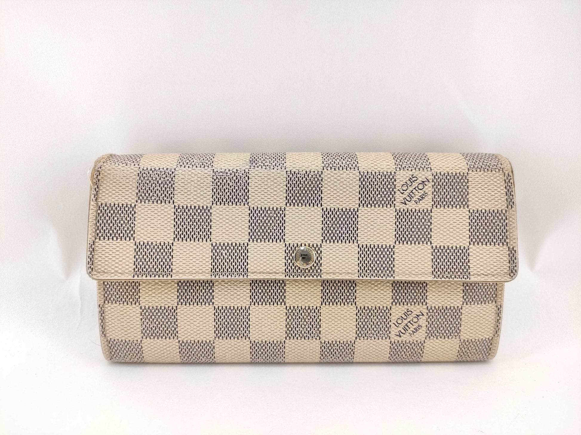 LOUIS VUITTON Damier Azur Long Wallet