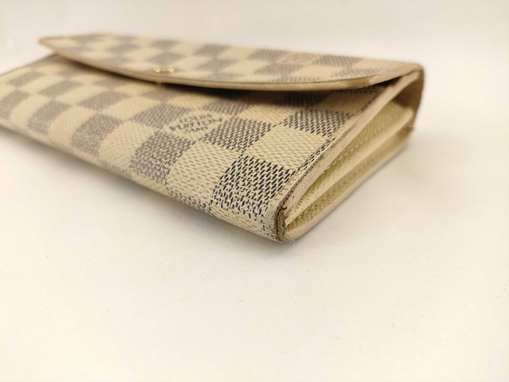 LOUIS VUITTON Damier Azur Long Wallet
