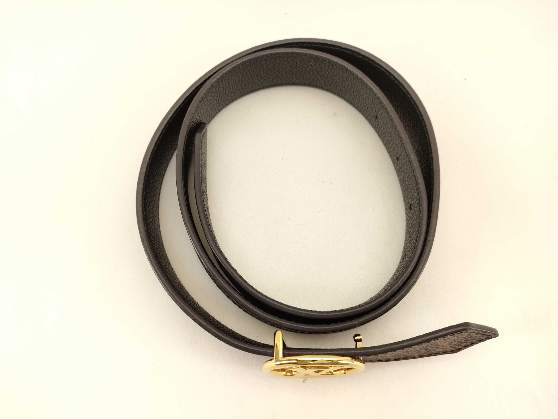 LOUIS VUITTON Monogram Macassar Belt