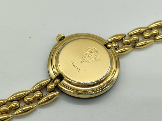 GUCCI 1100-L Change Bezel Chain Strap Women's Watch