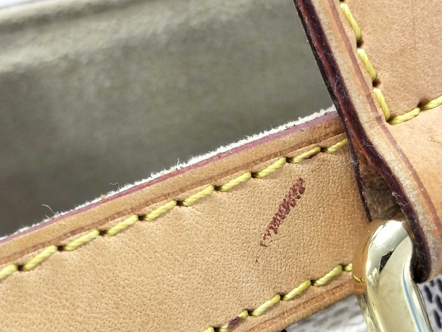 LOUIS VUITTON Damier Azur N51207 Hampstead PM Handbag