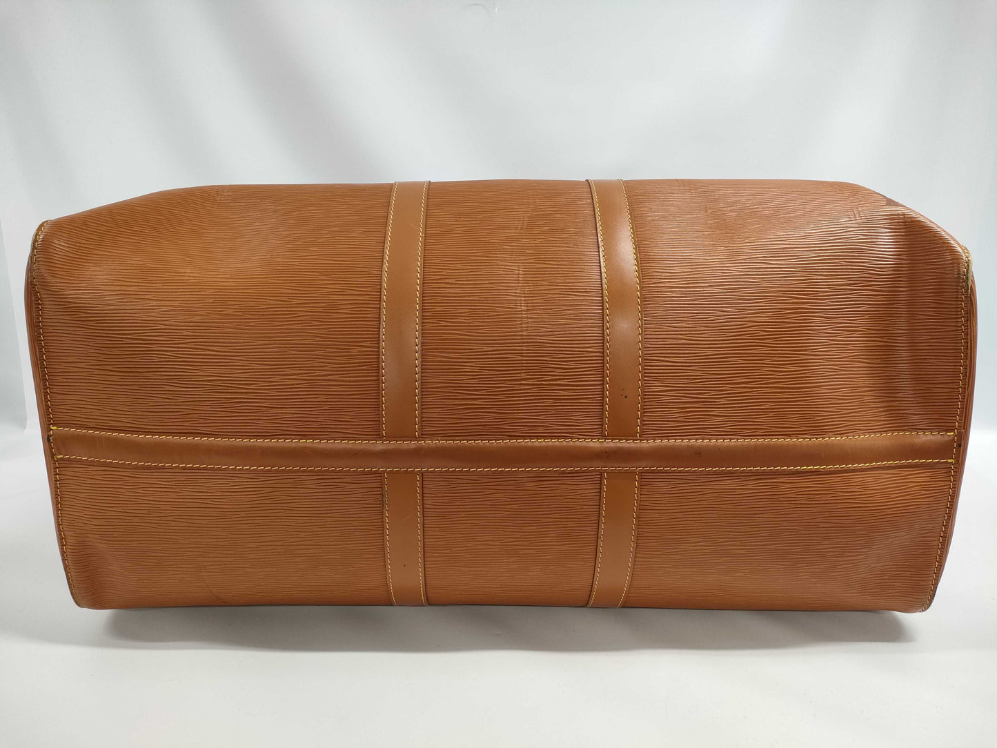 LOUIS VUITTON Epi Keepall 55 Epi Brown Boston Bag M42958