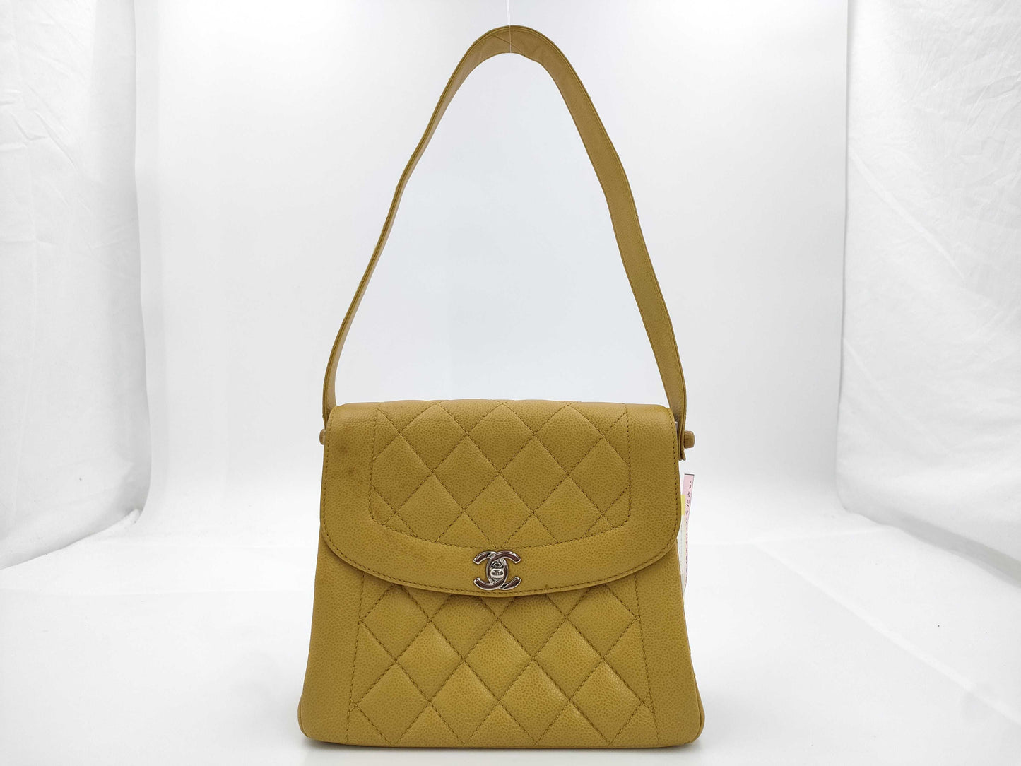 CHANEL Caviar Skin Diana One-Shoulder Shoulder Bag