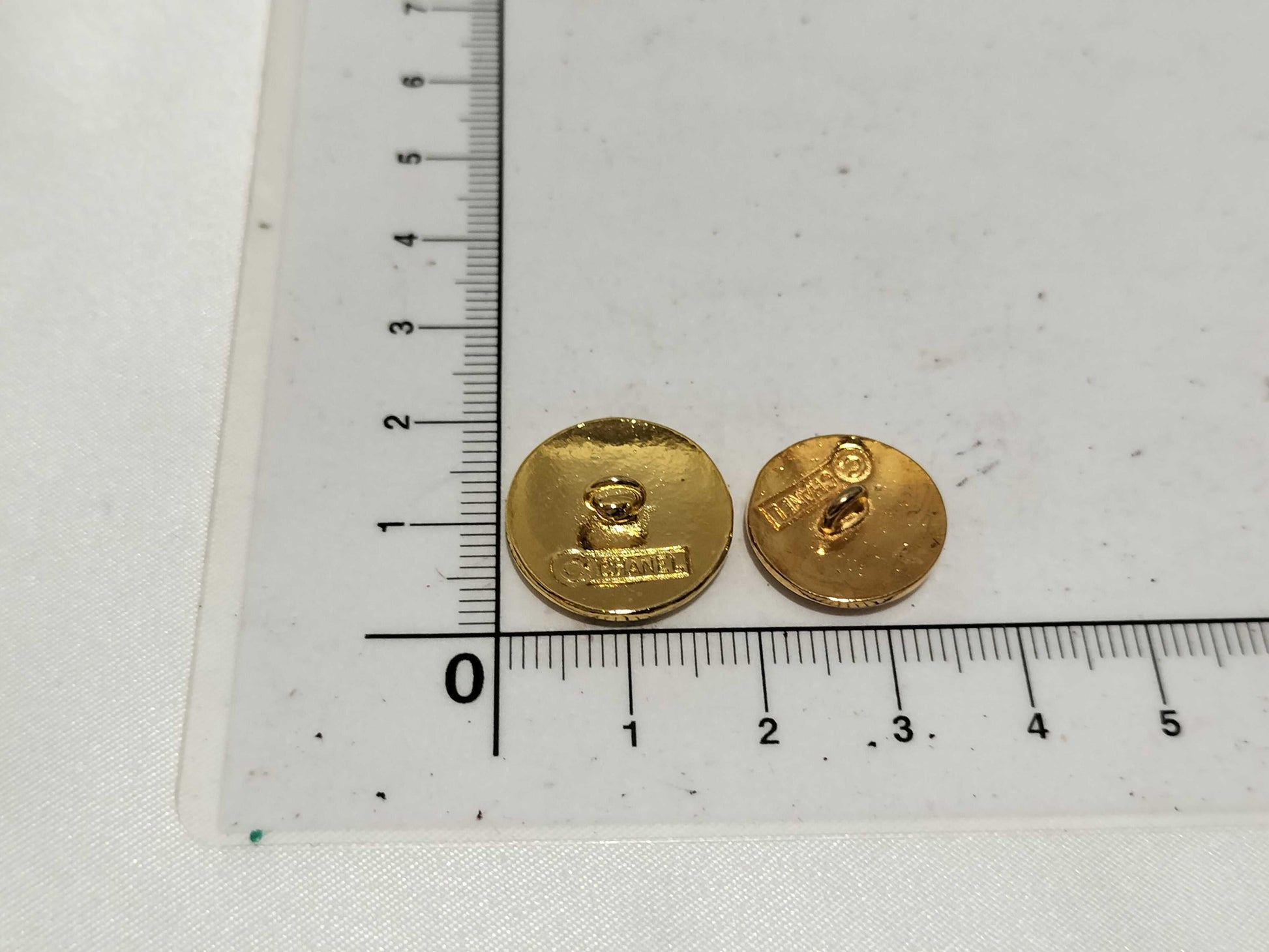 CHANEL Coco Mark Chanel Coco Mark GP Button Gold 2 Pieces Other Accessories