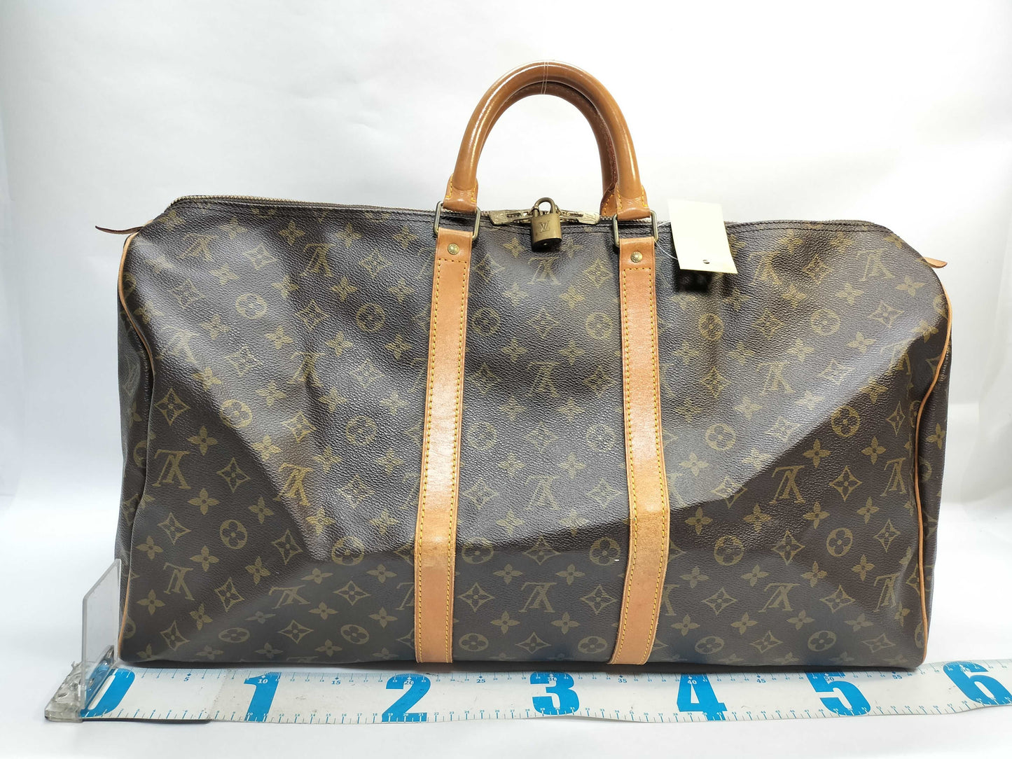 LOUIS VUITTON Monogram M41424 Keepall 55 Boston Bag