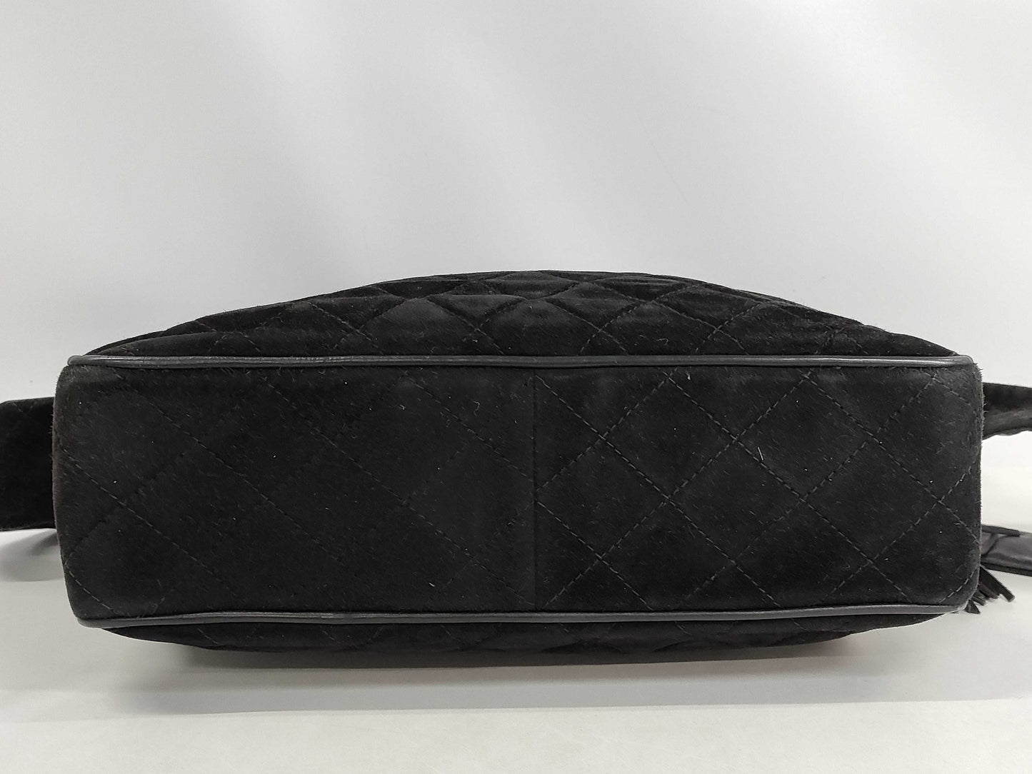 CHANEL Velour Shoulder Bag Shoulder Bag
