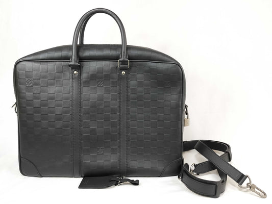 LOUIS VUITTON Damier Infini Tadao PM N41269 Unused Stored Business Bag