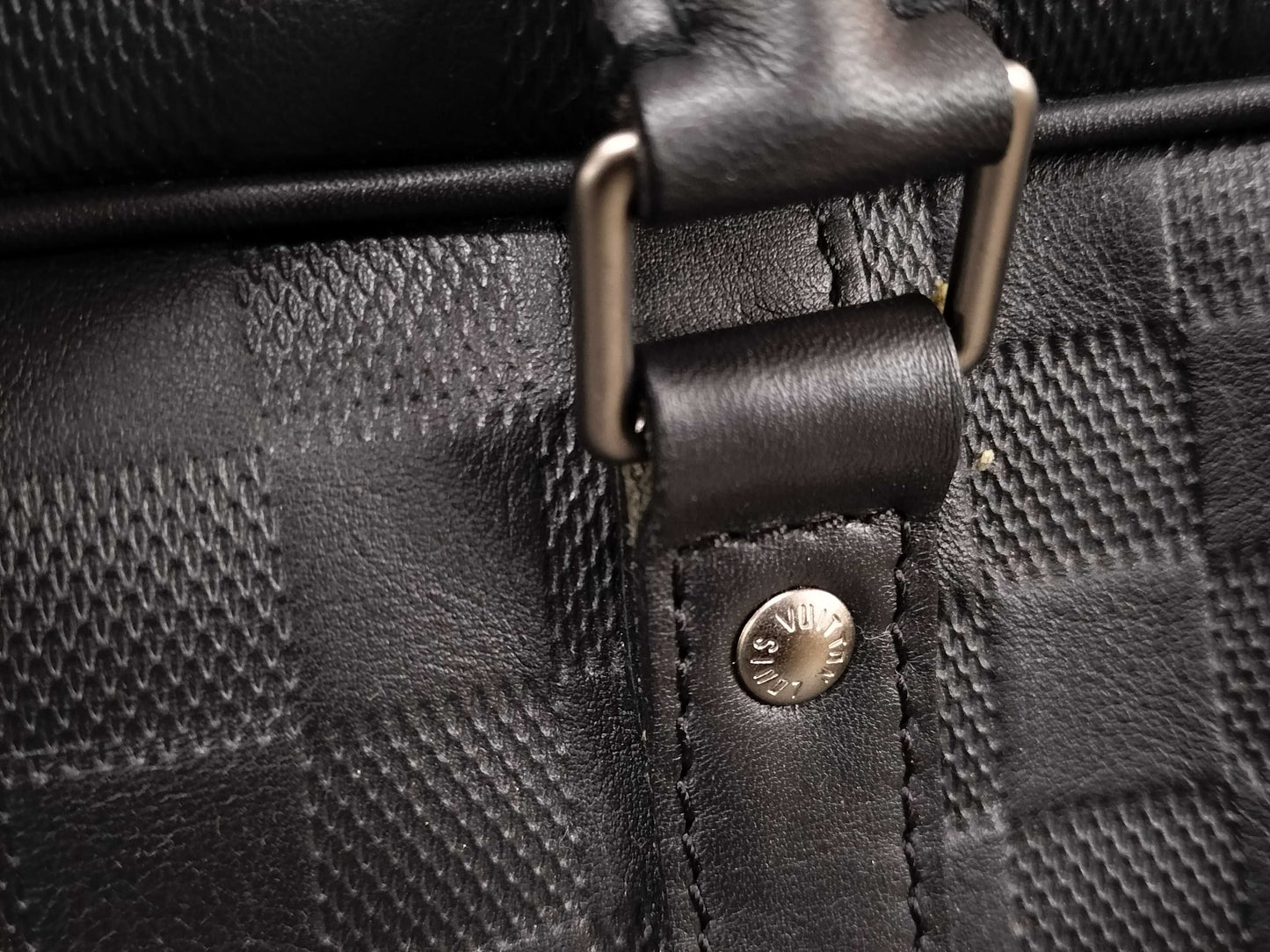 LOUIS VUITTON Damier Infini Tadao PM N41269 Unused Stored Business Bag