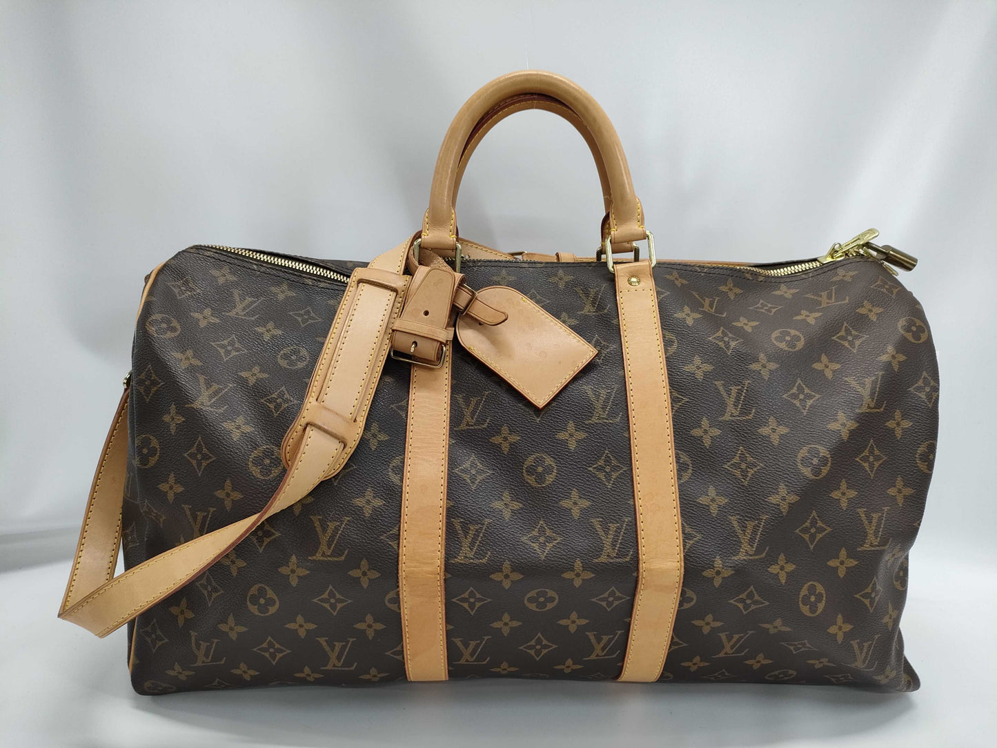 LOUIS VUITTON Monogram M41416 Keepall Bandouliere 50 Boston Bag