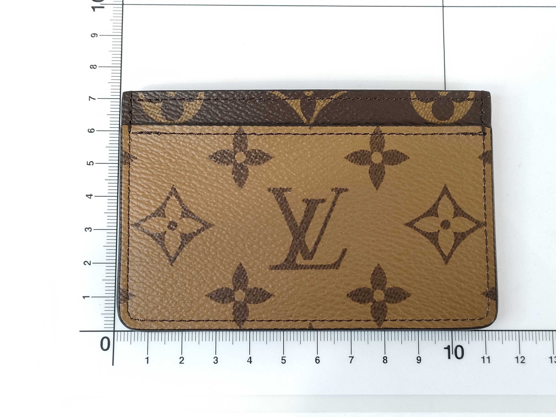 LOUIS VUITTON Monogram Reverse Card Case Carte Sample with RFID, Card Case, Pass Case, Business Card Case
