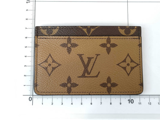 LOUIS VUITTON Monogram Reverse Card Case Carte Sample with RFID, Card Case, Pass Case, Business Card Case