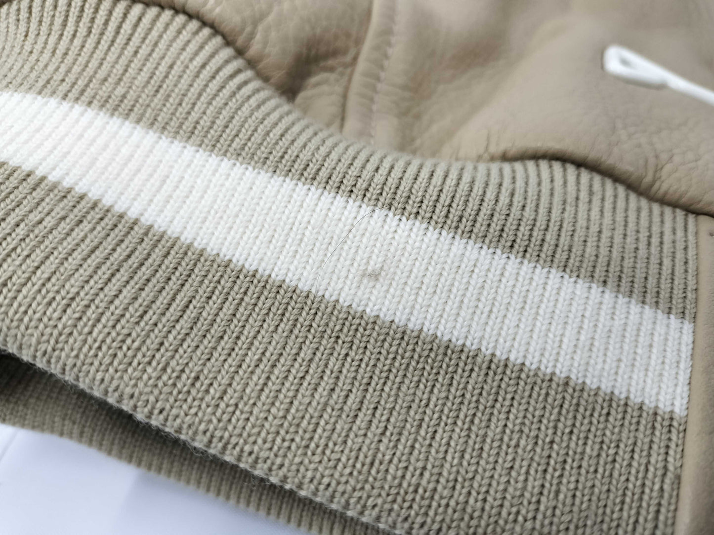 LOUIS VUITTON Leather/Blouson Jacket