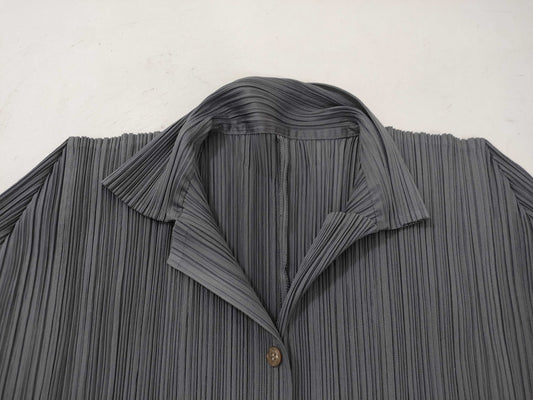 ISSEY MIYAKE Pleats Please Jacket, Cut and Sewn, Long Sleeve Jacket