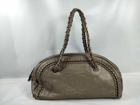 CHANEL Luxury Coco Mark Chain Tote Boston Shoulder Bag