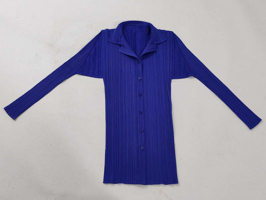 ISSEY MIYAKE pleats please long sleeve purple top