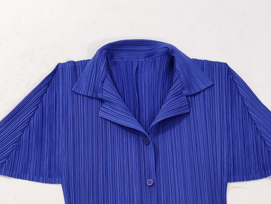 ISSEY MIYAKE pleats please long sleeve purple top