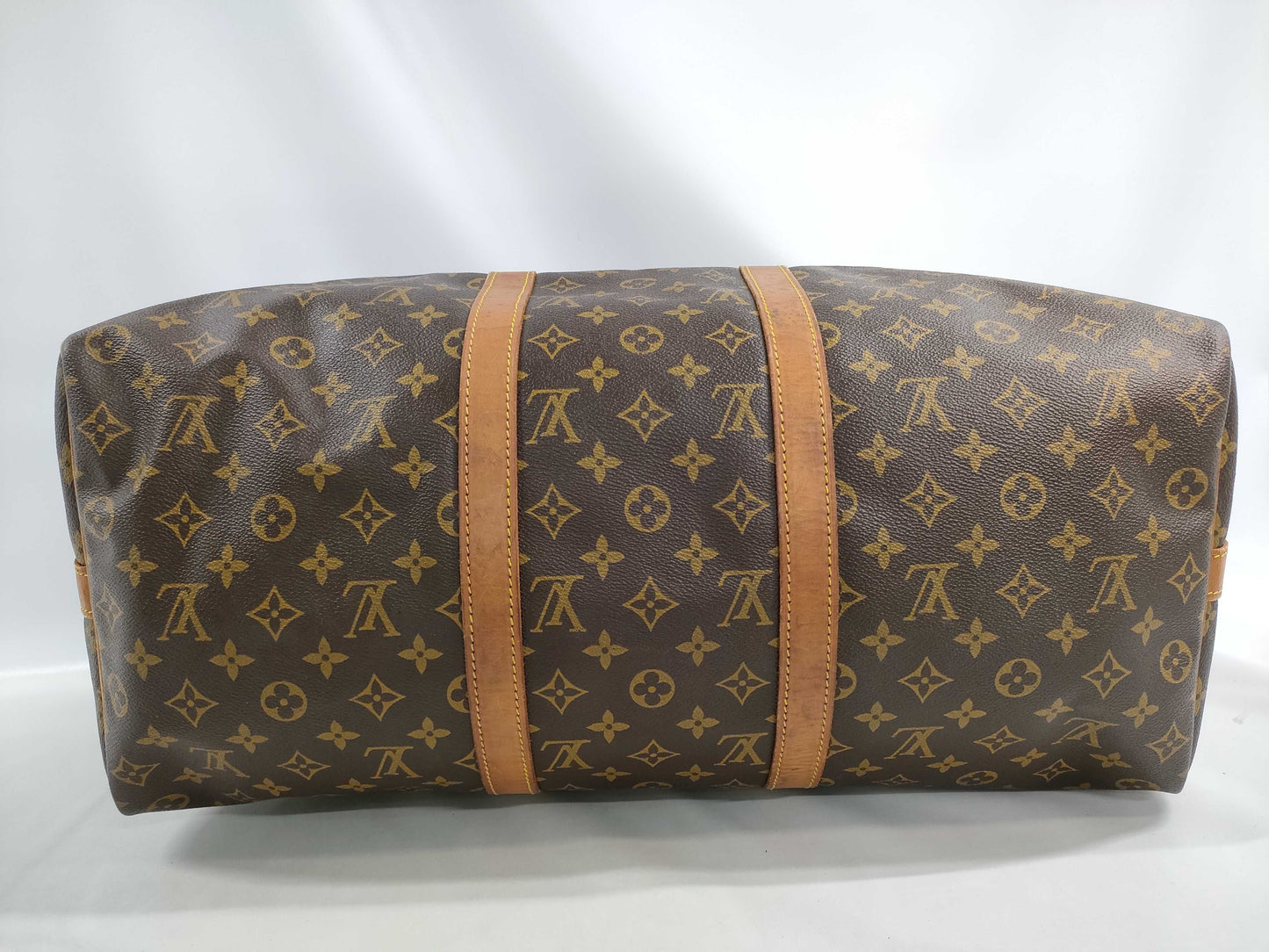 LOUIS VUITTON Monogram Keepall Bandouliere 50 Boston Bag with Strap