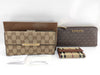 GUCCI GG Canvas Burberry/Michael Kors Wallet Accessory Set Wallet