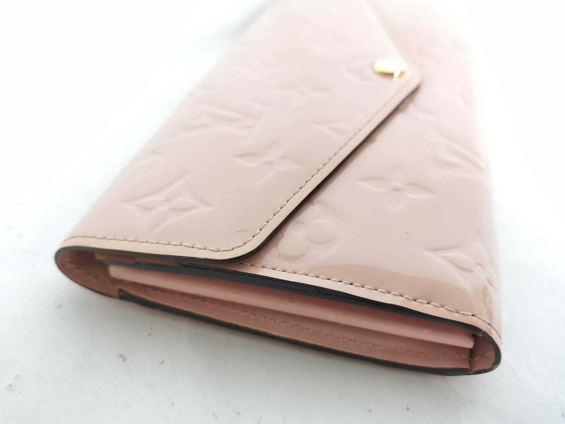 LOUIS VUITTON Vernis Pink Wallet