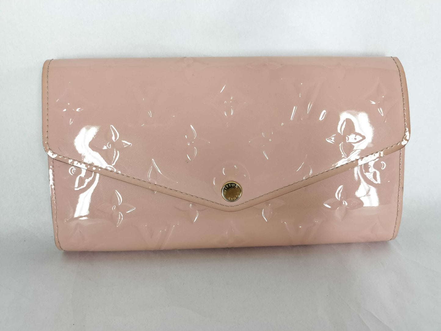 LOUIS VUITTON Vernis Pink Wallet
