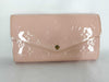 LOUIS VUITTON Vernis Pink Wallet