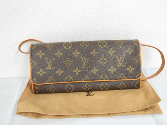LOUIS VUITTON Monogram M51854 Pochette Twin GM Shoulder Bag