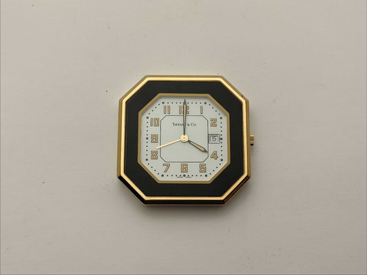 Tiffany&Co. Tiffany&Co. Travel Clock Immovable Table Clock