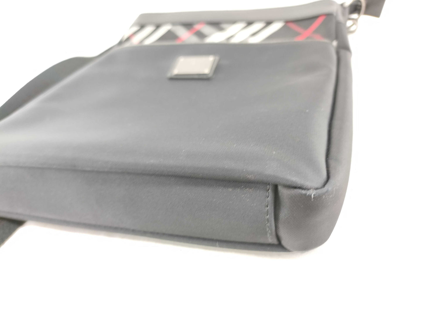 BURBERRY Black Label Check Nylon Shoulder Bag